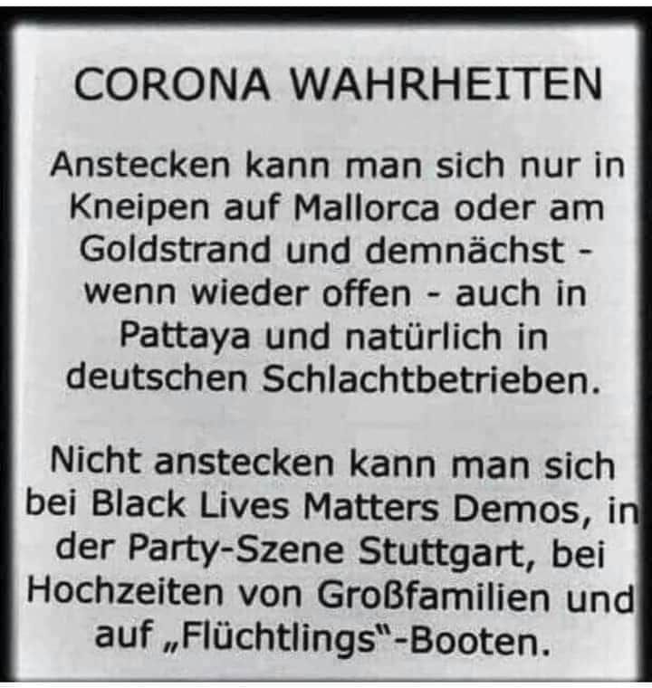 Corona Wahrheiten